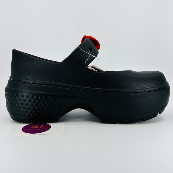 Crocs Women's Stomp Rosette Mary Jane Platform Punk Clogs 210798 Size 9 - Picture 7 of 11